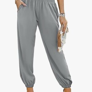 Women's Gray Casual yoga Pants